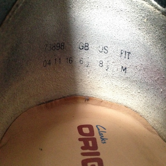 Clarks Original Desert Boots Black Suede 8.5 - Picture 8 of 10